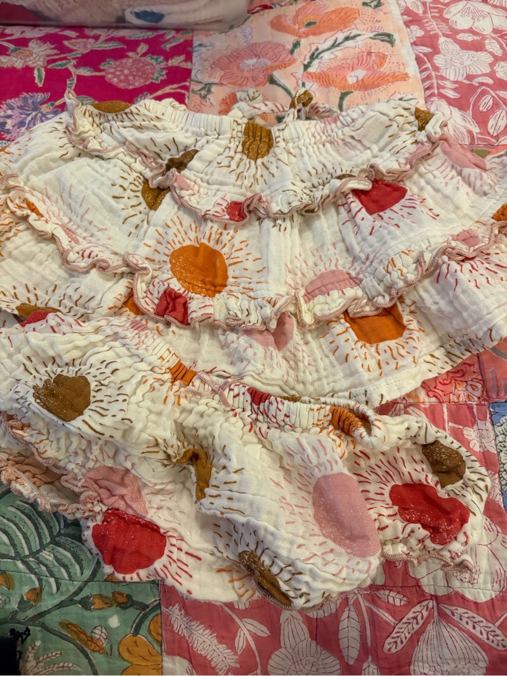 Pink Chicken Sun Print Set